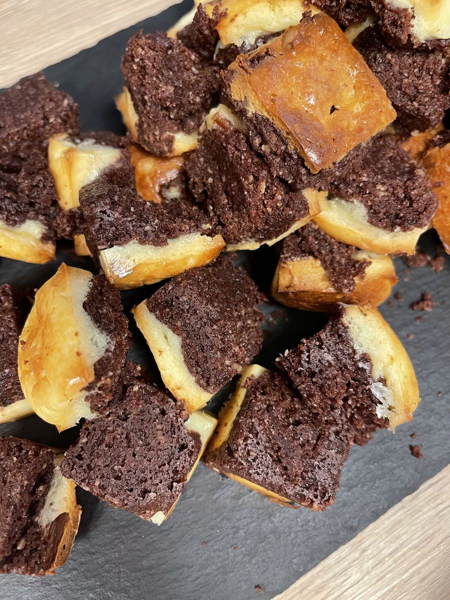 Brownies cheesecake