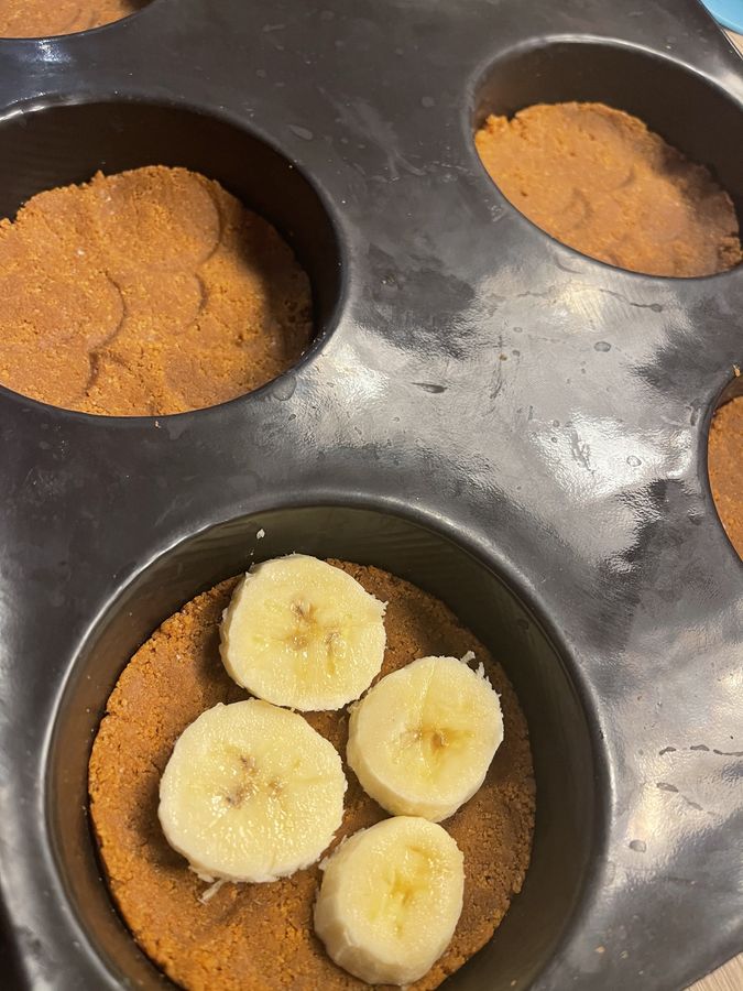 On y dépose les bananes