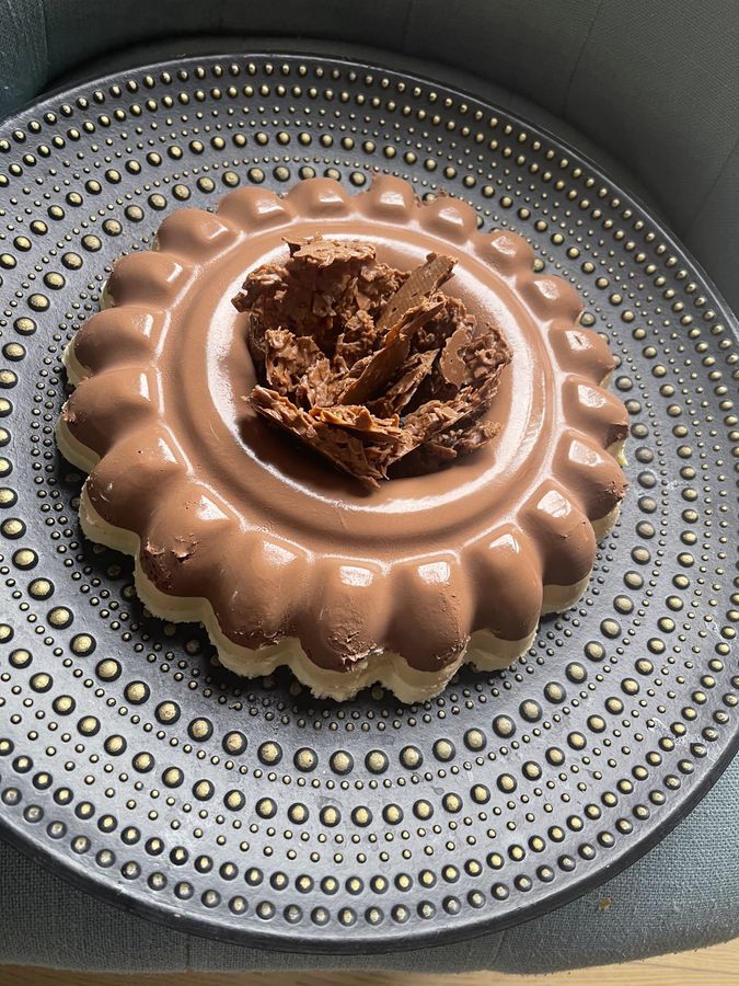 Bavarois trois chocolats