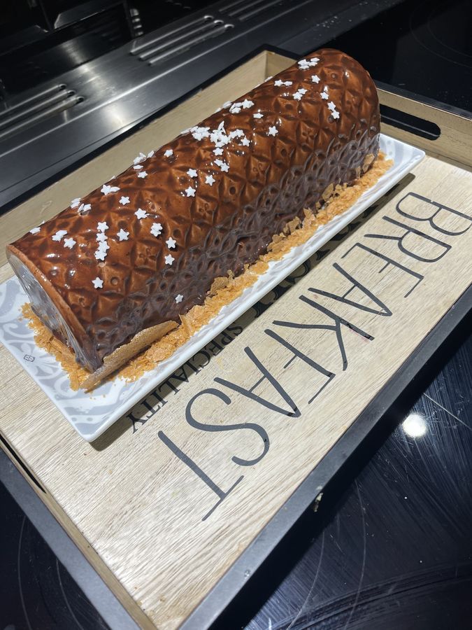 Bûche royal au chocolat