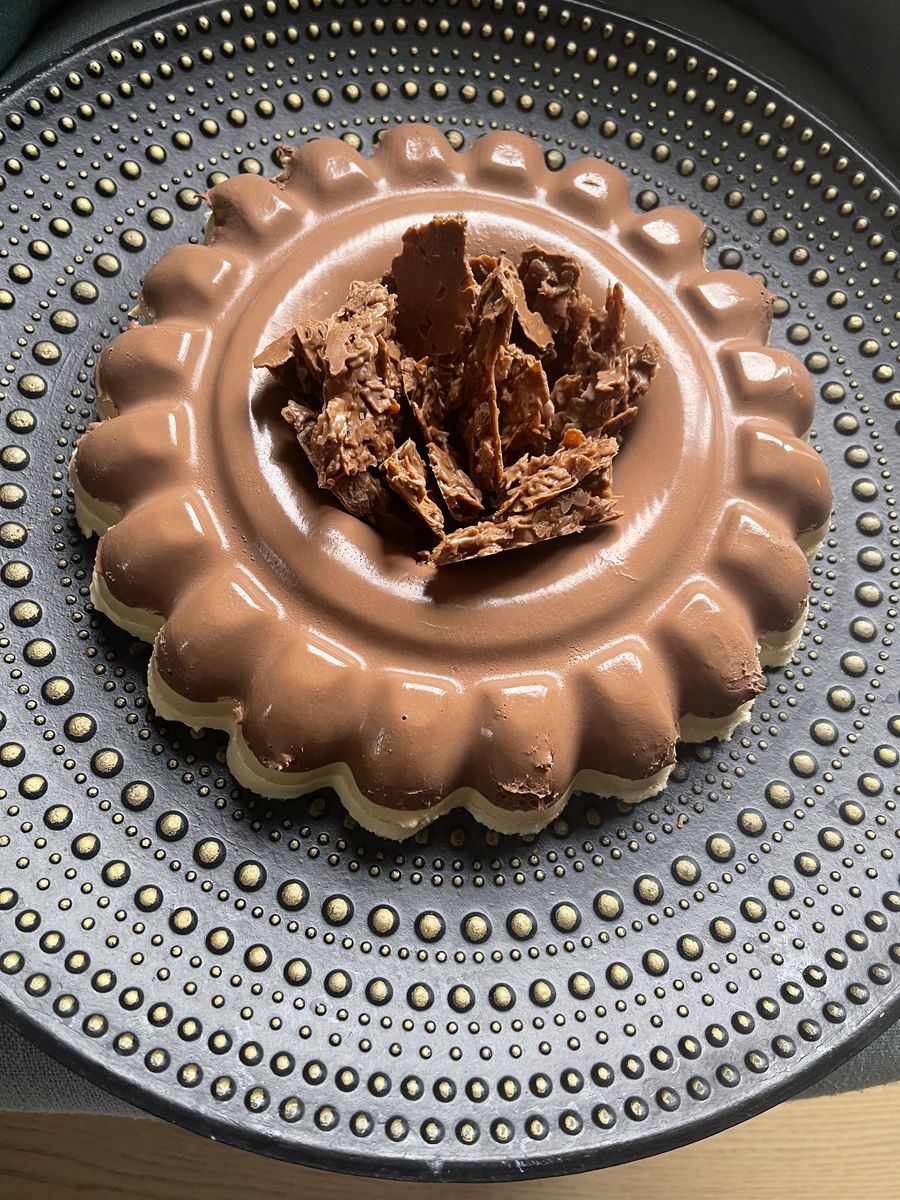 Bavarois trois chocolats